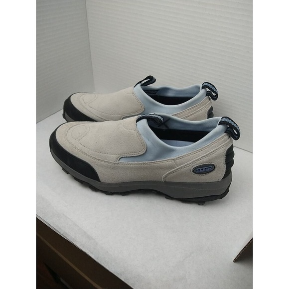 L.L. Bean Slip On Blue Grey Suede Slip On Athletic Shoes. Size 9.5M - Picture 4 of 11